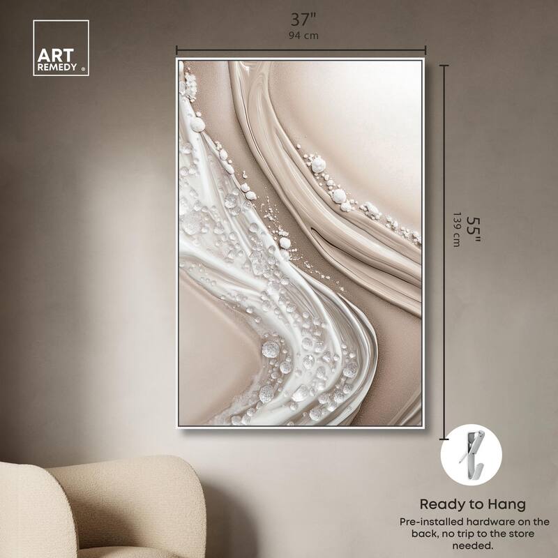 Viscous Veils I Canvas by Art Remedy