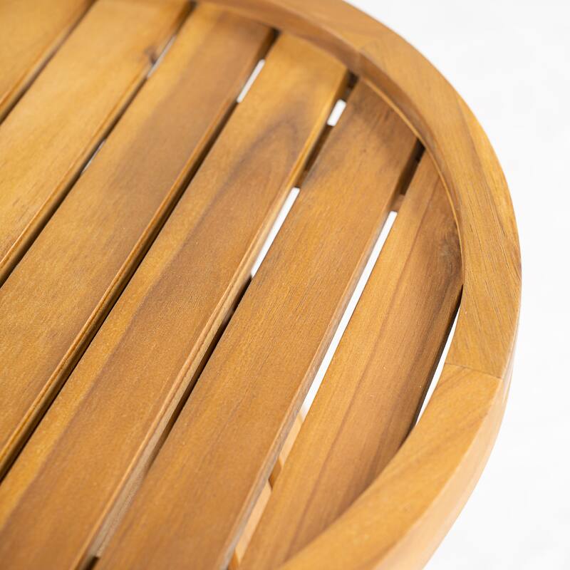 Christopher Knight Home Zephyron Acacia Wood Side Table with Natural Grain