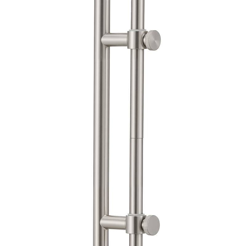62.5 in. Industrial 1-Light 3CCT LED Pharmacy Floor Lamp for Living Room with Metal Shade