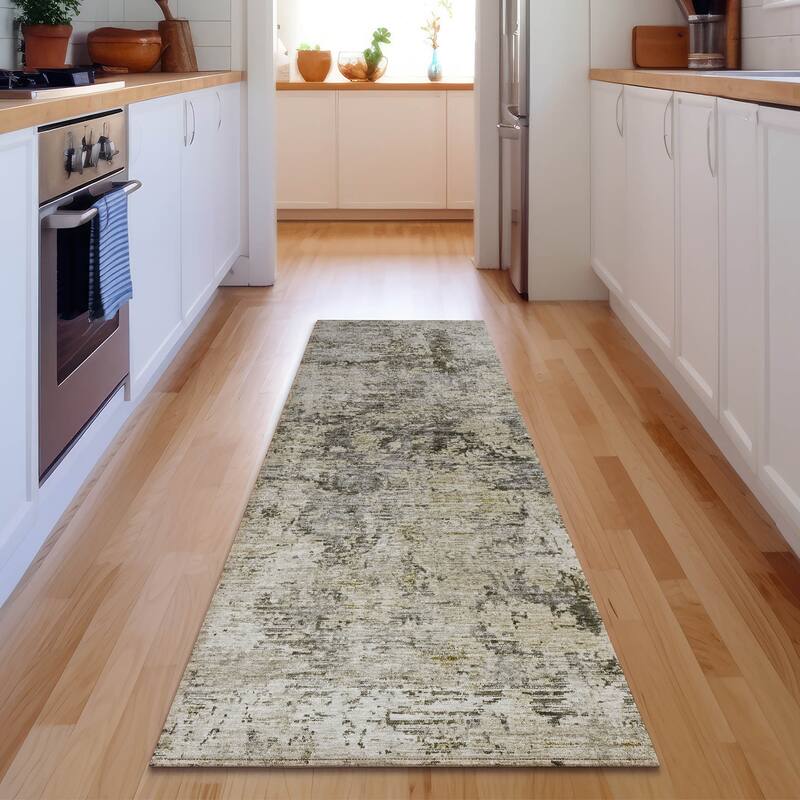 Premium Washable Super Soft Modern Farmhouse Mayfield Rug - Taupe - 2' 3" x 7' 6" - Runner