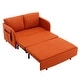 preview thumbnail 65 of 70, Velvet Loveseat Couch with Pull Out Bed Convertible Sleeper Sofa Bed