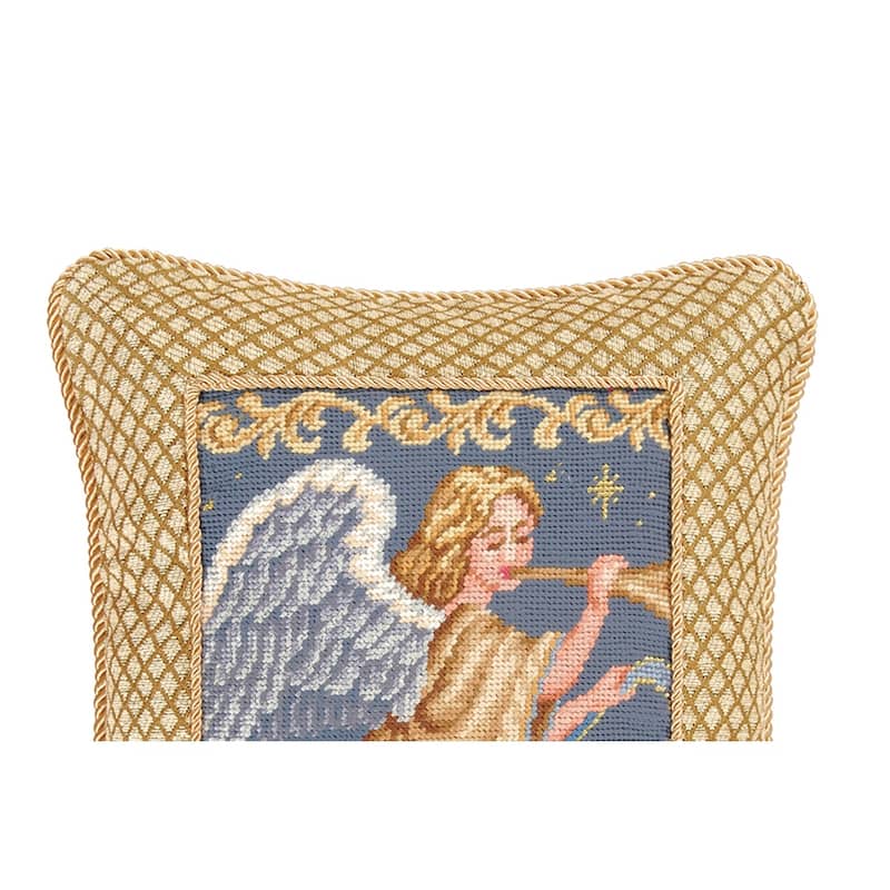 Angel With Horn Pillow