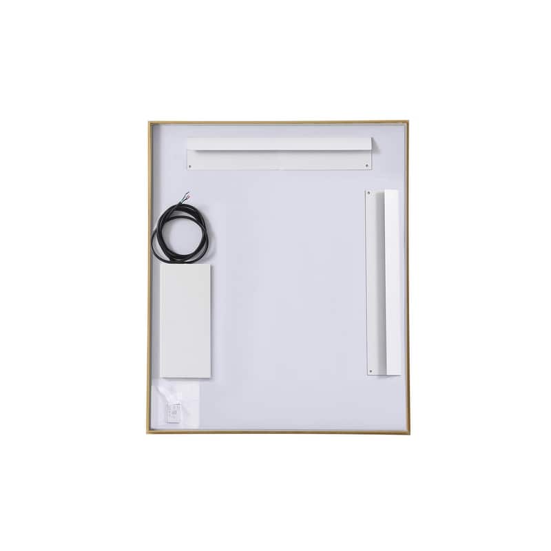 Indigo Home 30x36 inch LED mirror with adjustable color temperature