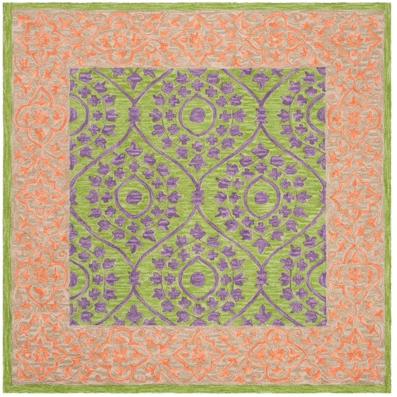SAFAVIEH Handmade Suzani Annamaija Boho Tribal Wool Rug