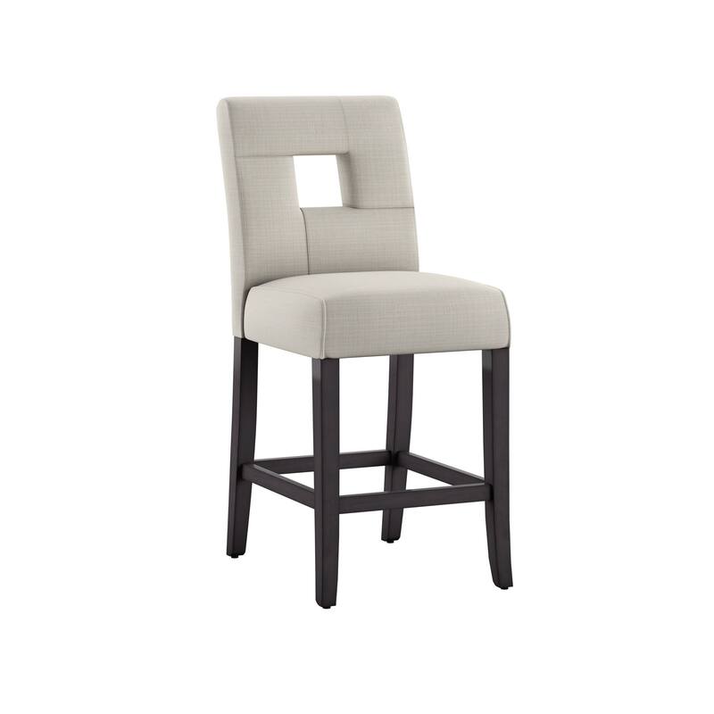 Mendoza Keyhole Counter Height Back Stool (Set of 2) by iNSPIRE Q Bold