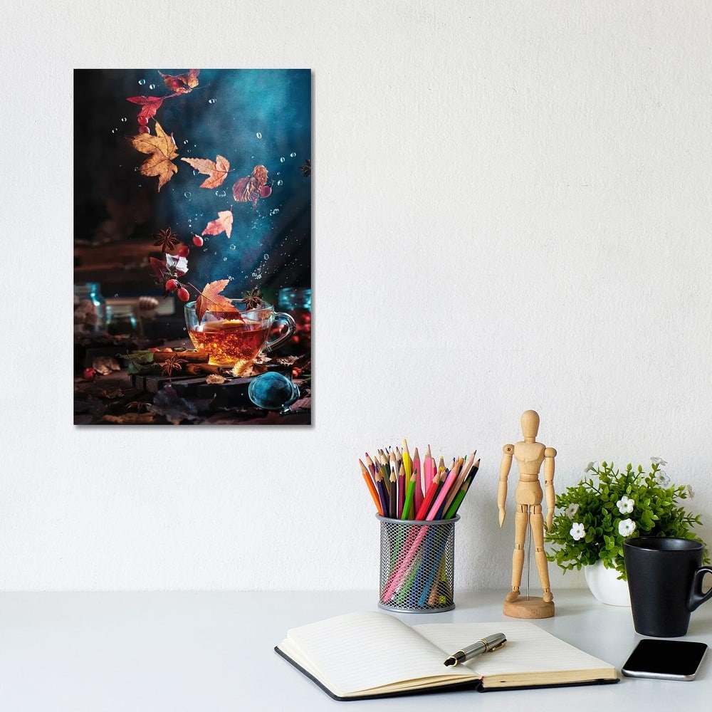 iCanvas "Briar Tea With Autumn Swirl" by Dina Belenko Canvas Print