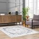 preview thumbnail 120 of 118, Hauteloom Manhattan Machine Washable Oriental Persian Medallion Vintage Distressed Area Rug