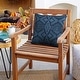 preview thumbnail 14 of 54, Sorra Home Sunbrella Pendleton Outdoor Knife Edge Pillow Single 16 in H x 16 in W x 6 in D - Diamond River Midnight