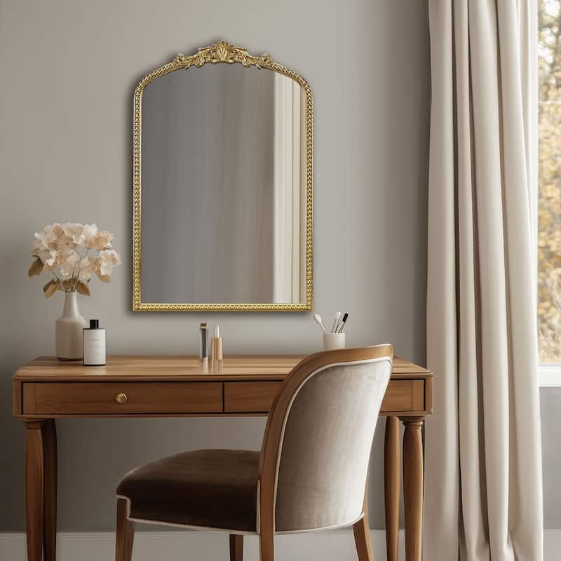 Madison Park Lilbeth Beaded Arch Wall Decor Mirror - N/A