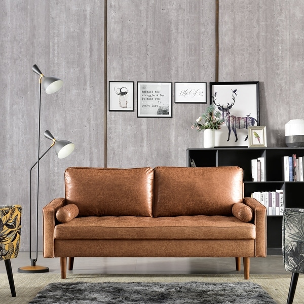 Deep mid cheap century sofa