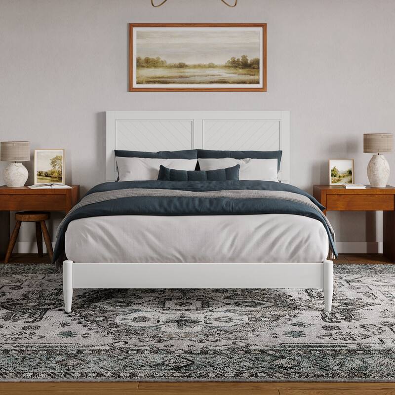 Berkshire Solid Wood Low Profile Platform Bed