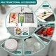 preview thumbnail 3 of 7, 32 in Double Dowl Kitchen Sink Undermount, 32x19 Workstation Sink 50/50 Stainless Steel with Accessories Combo - 32''x19''x10''