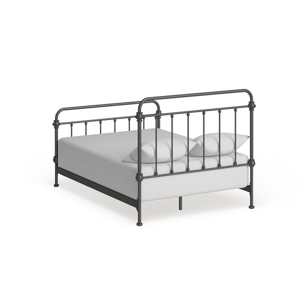 Giselle graceful lines victorian iron hot sale metal bed by inspire q classic