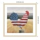 preview thumbnail 5 of 7, American Rooster by Wellington Studio Wood Framed Wall Art Print 25 x 25 in
