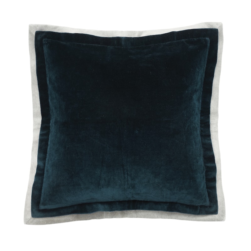 Sancia Ink Velvet Throw Pillow