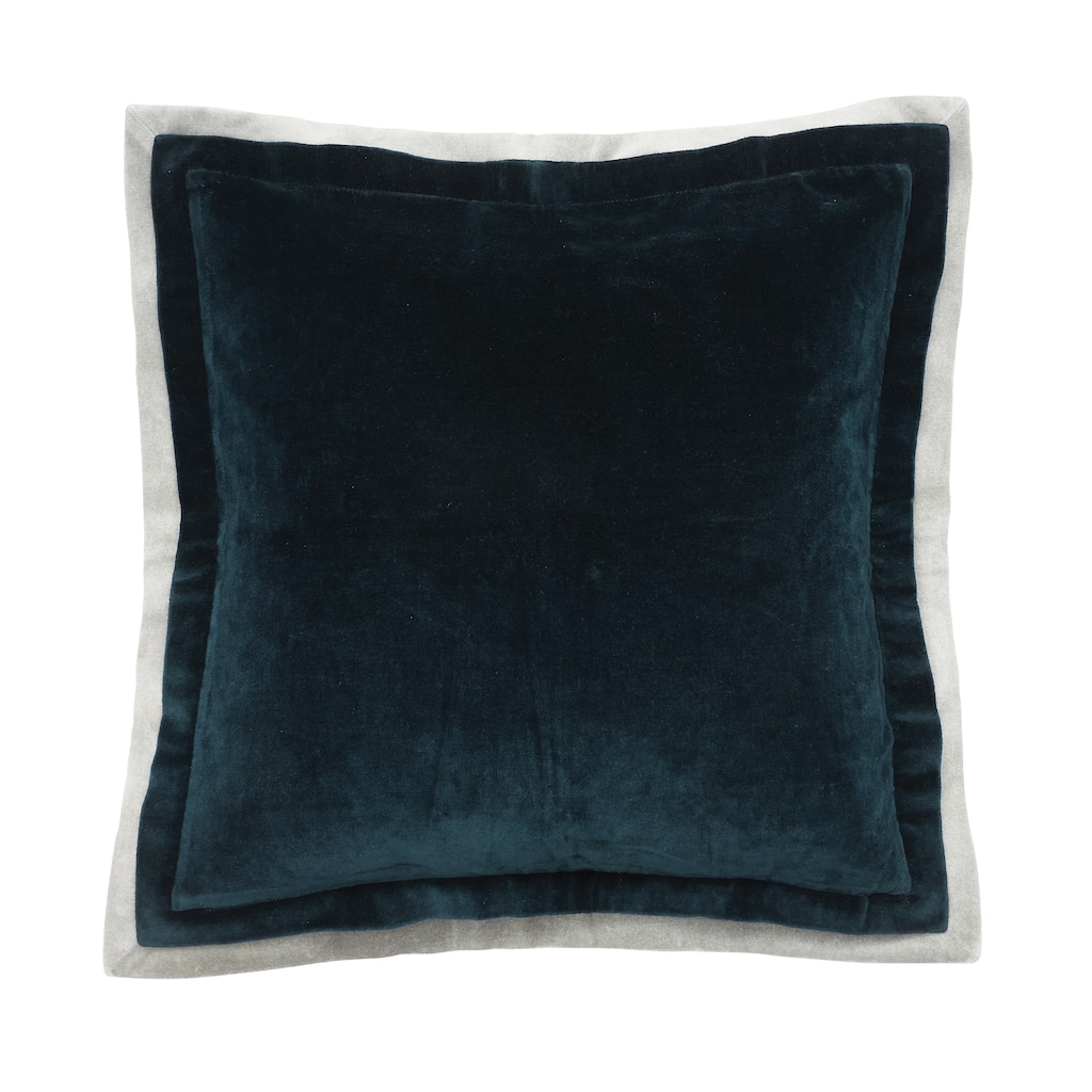 Sancia Ink Velvet Throw Pillow