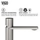 preview thumbnail 17 of 60, VIGO Halsey 8" H Single Handle Single Hole Bathroom Faucet