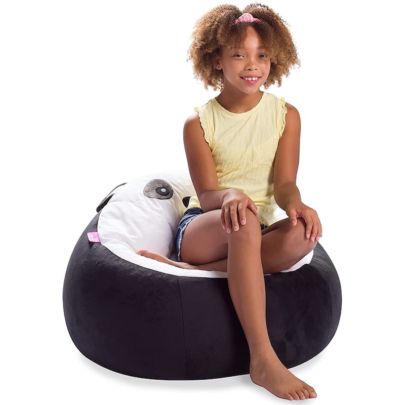 Bean Bag, Soft and Cozy Animal Bean Bag Chair - Child Proof Closure