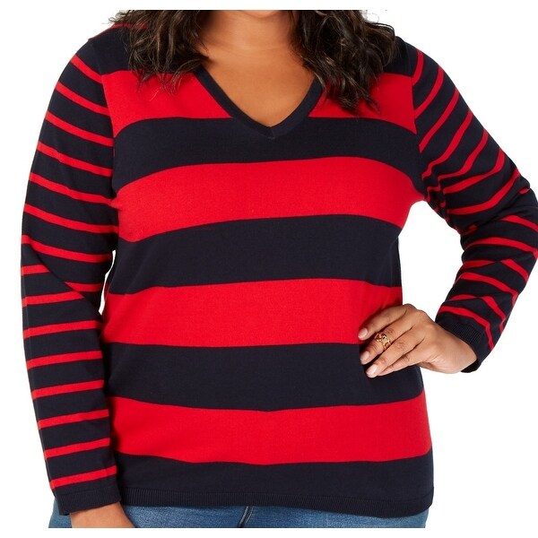 tommy hilfiger women's red sweater