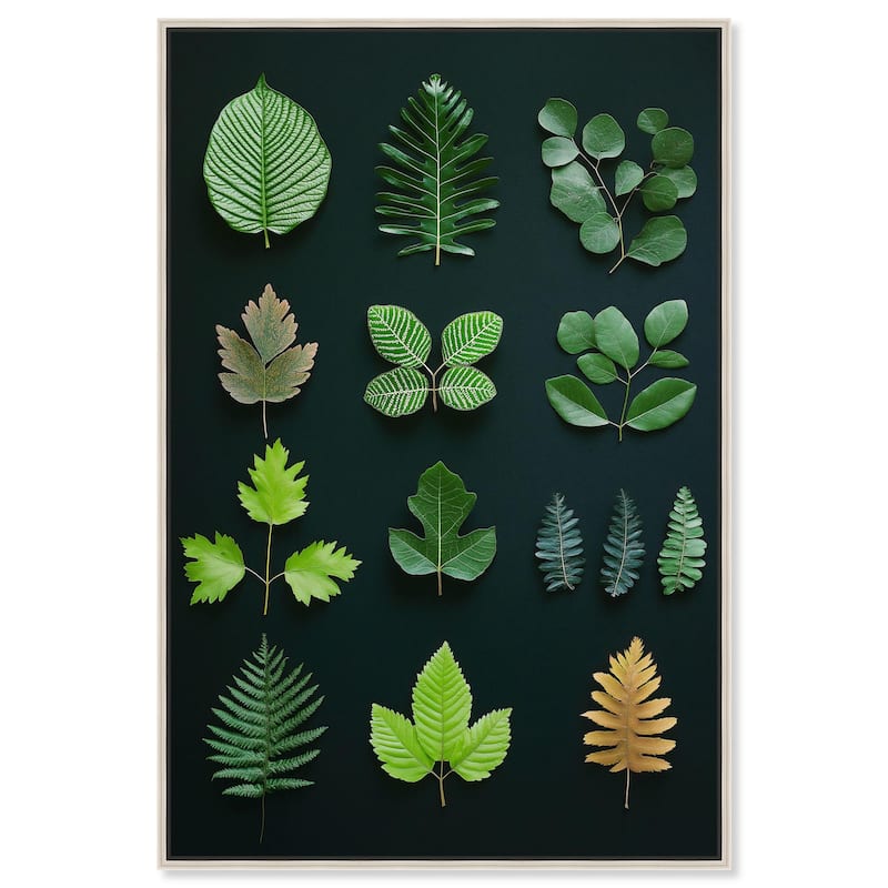 Leaf Library I Canvas by Art Remedy - Silver - 30" x 45"