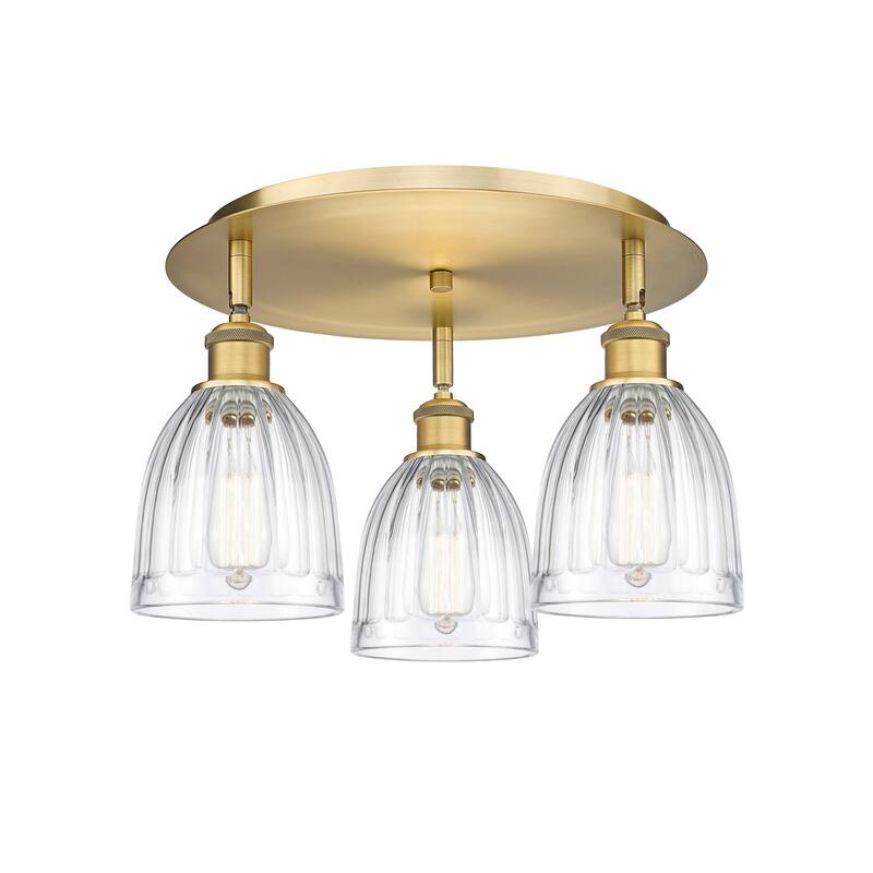 Innovations Lighting Brookfield - 3 Light 18" Flush Mount