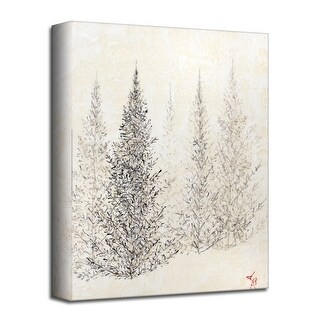 'Monoscape III' Wrapped Canvas Wall Art by Karen Biery