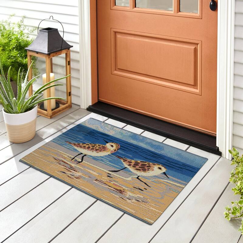 Liora Manne Esencia Sandpipers Indoor/Outdoor Mat