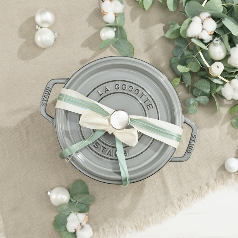 STAUB Cast Iron 5.5-qt Round Cocotte