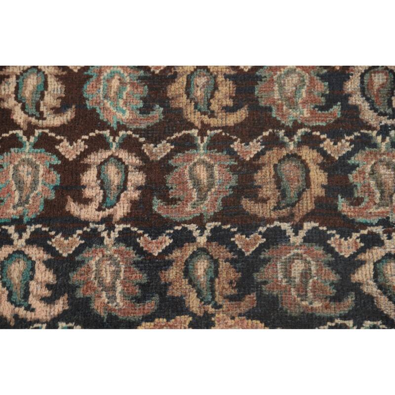 Mahal Persian Runner Rug Wool Carpet - 3'7"x 10'4"