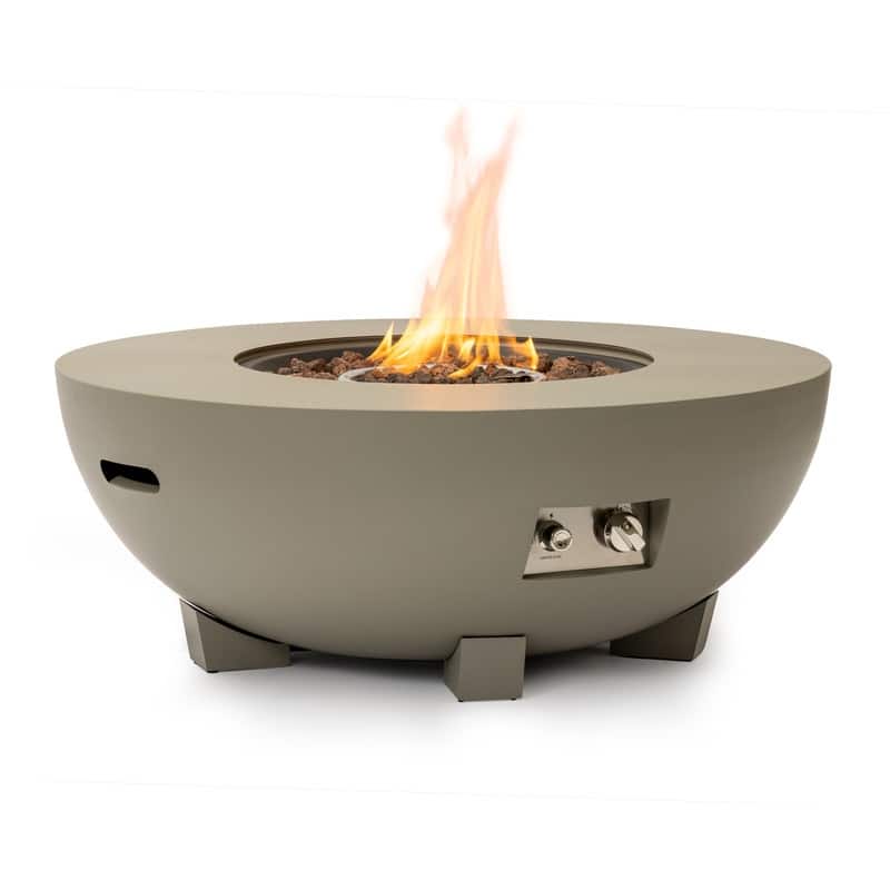 Round 36-Inch Iron Fire Pit Table