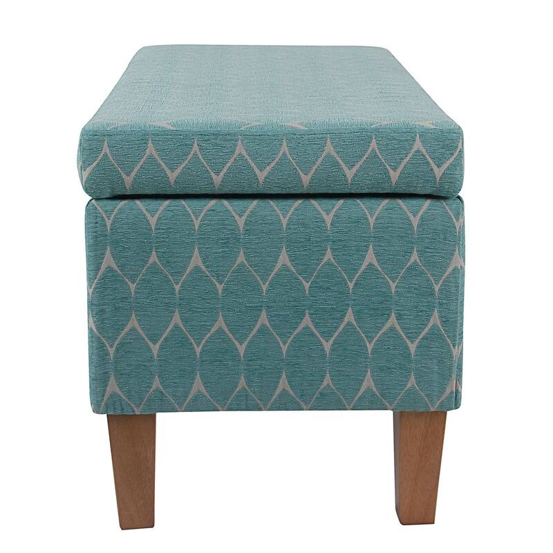 Porch & Den Harmar Large Textured Storage Bench