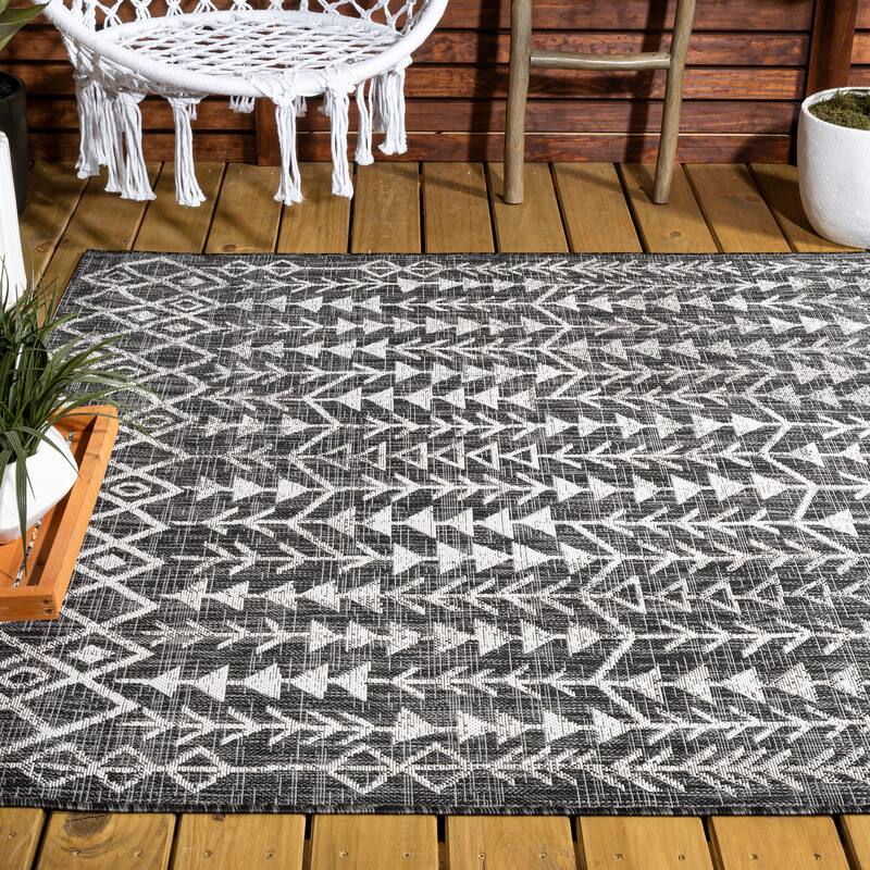 JONATHAN Y Sukie Bohemian Geometric Indoor/Outdoor Area Rug
