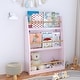 preview thumbnail 5 of 28, 3 Tier Kids Book Shelf,Kids Book Rack, Helps Keep Bedrooms, Playrooms, and Classrooms Organized Pink
