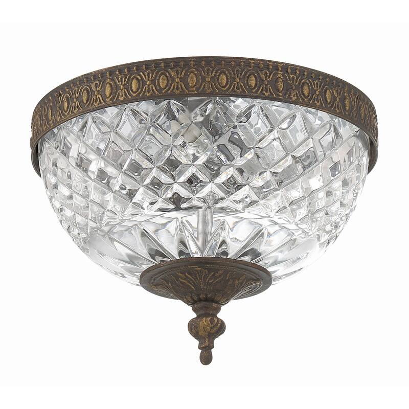 Crystorama Lighting Group Richmond 2 Light 8" Wide Flush Mount Bowl