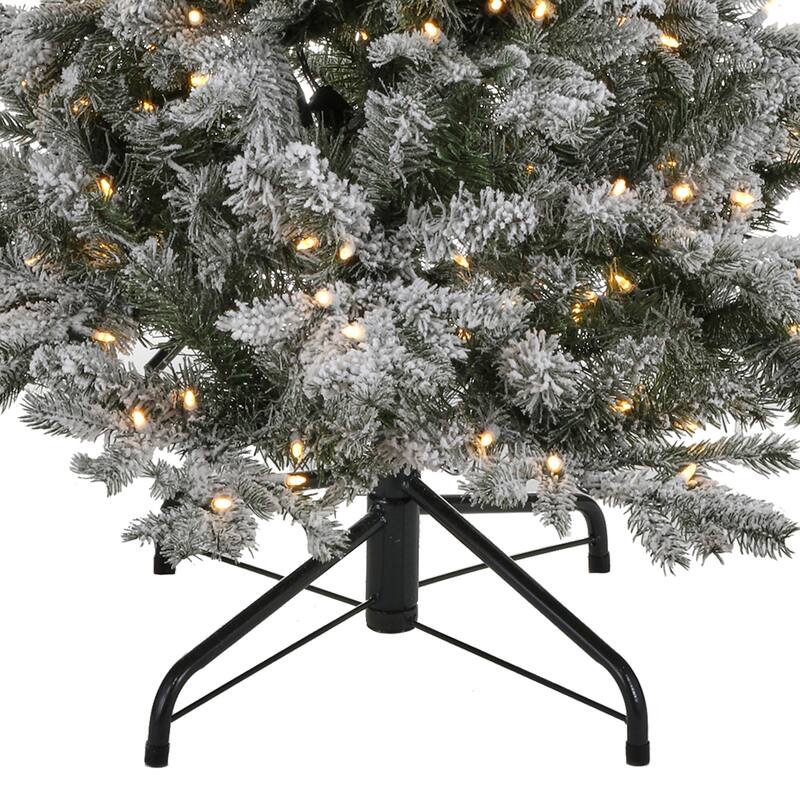 7' LED Pencil Snowtip Aspen Tree