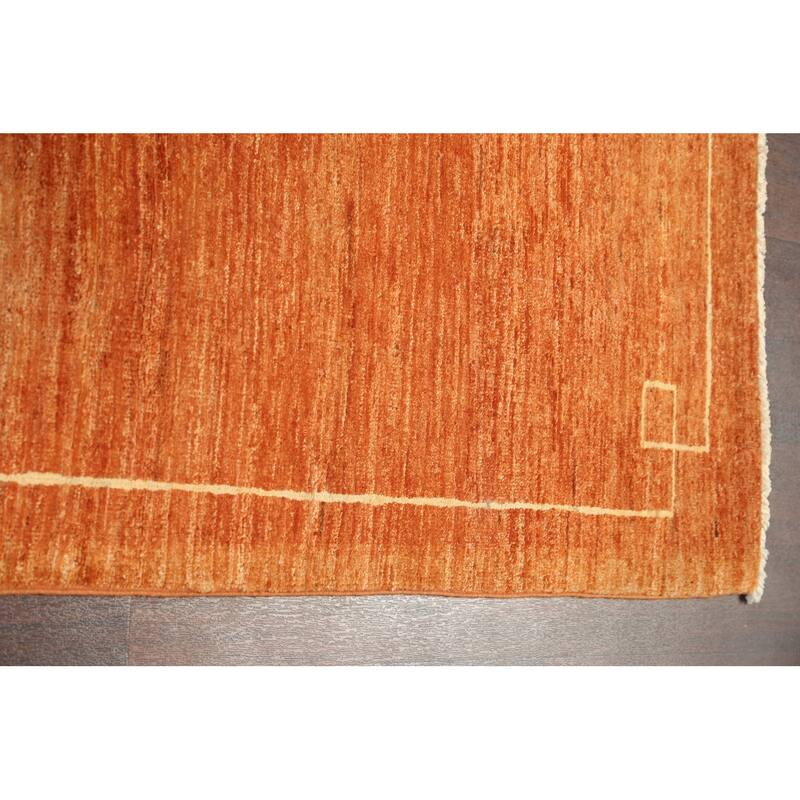 Gabbeh Kashkoli Oriental Runner Rug Wool Hand-knotted Hallway Carpet - 2'8" x 10'0"