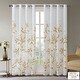 preview thumbnail 64 of 66, Madison Park Vera Burnout Printed Curtain Panel