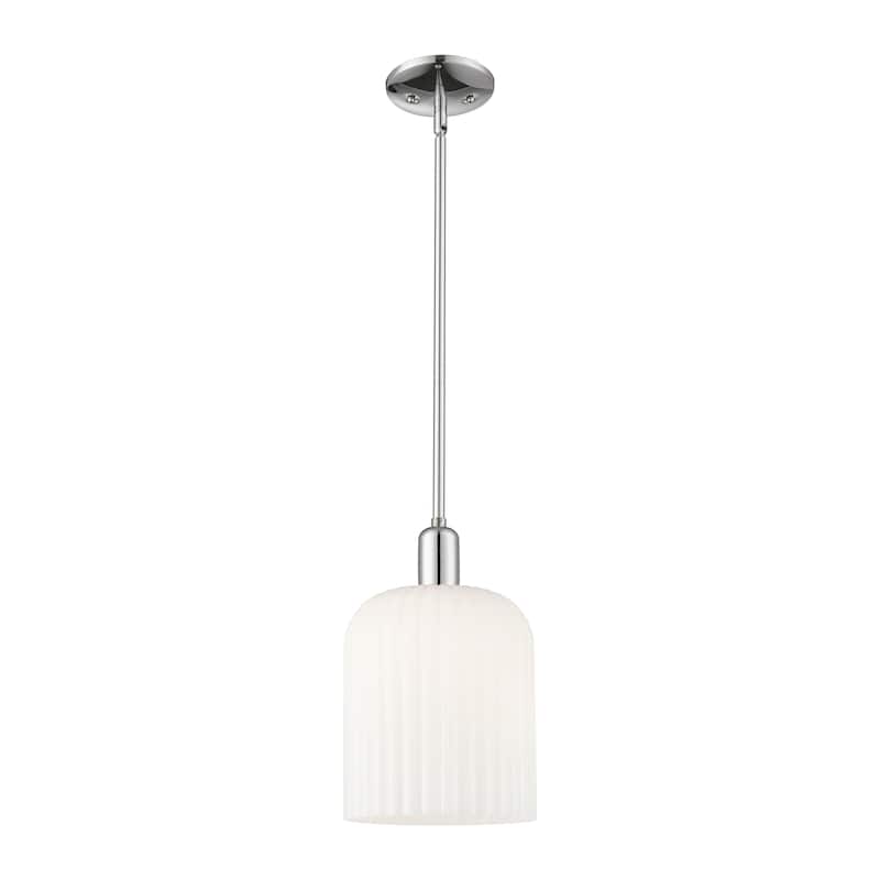 Innovations Lighting Endless Possibilities Arcadia - Bridal Veil - 1 Light 8" Stem Hung Mini Pendant