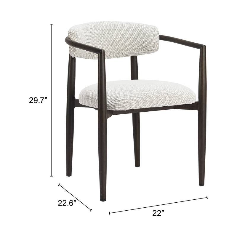 Midori Dining Chair White - White