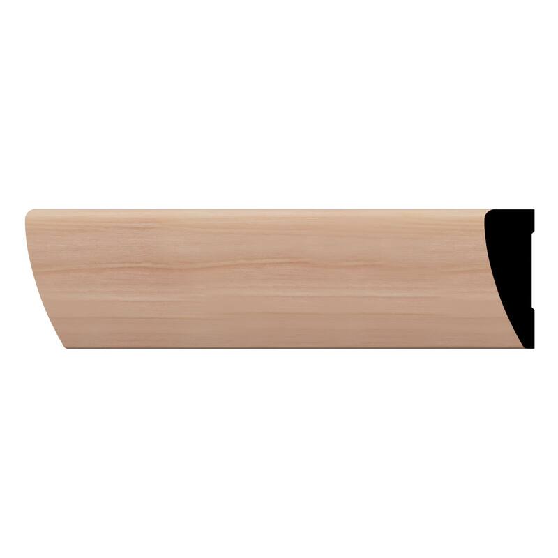 WM327: 11/16-in D x 2-1/4-in W x 96-in L Americraft Solid Hardwood Stain Grade Modern Casing Moulding - Cherry