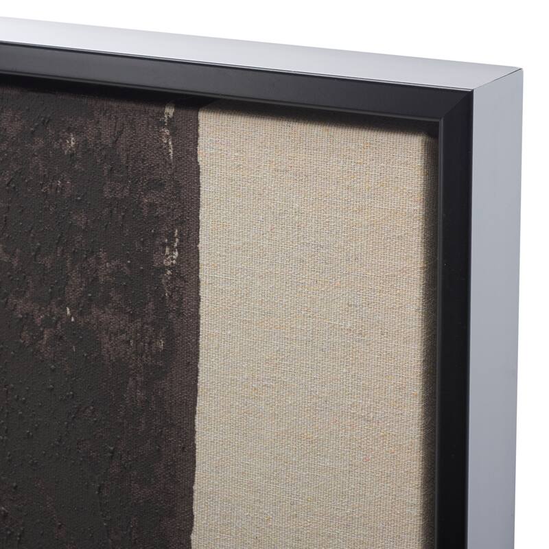 SAFAVIEH Meira Inky Freeway Hand Painting, 24 x 36, Framed Wall Art - Taupe/Brown