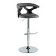 preview thumbnail 86 of 141, Carson Carrington Viby Adjustable Bar Stool with Rounded T Footrest (Set of 2)
