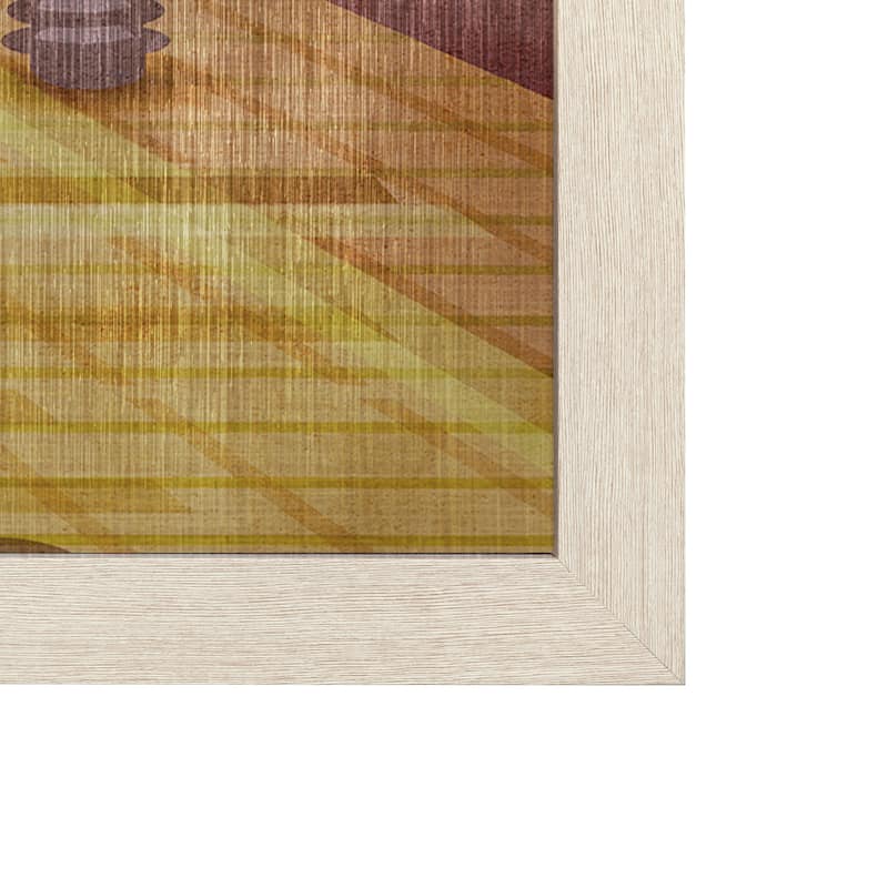 New Jersey Go (L) Framed Art Print