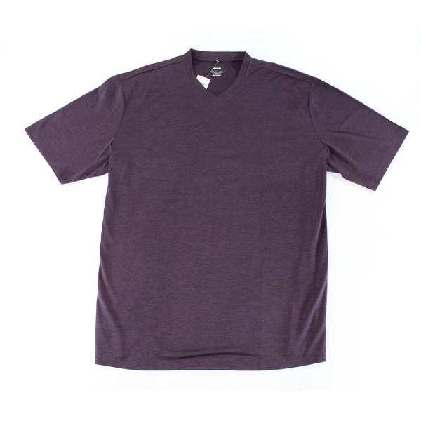 Alfani NEW Purple Mens Size LT V-Neck Shirts & Tops Athletic Apparel