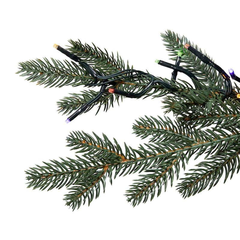 Real Touch™ Pre-Lit Grande Balsam Fir Artificial Christmas Tree - 7.5' Dual Color LED - 7.5 Foot