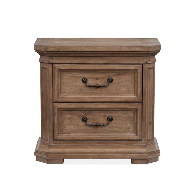 Magnussen Home Adler Court Florentine Walnut Drawer Nightstand