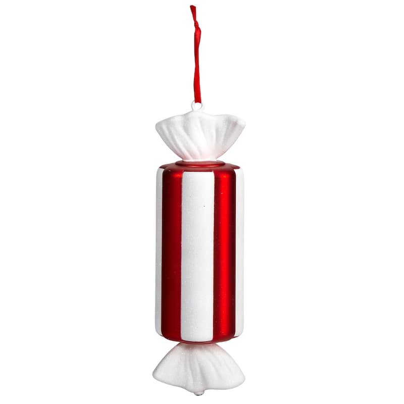 Set of 4 Shatterproof Candy Commercial Christmas Ornament 12"