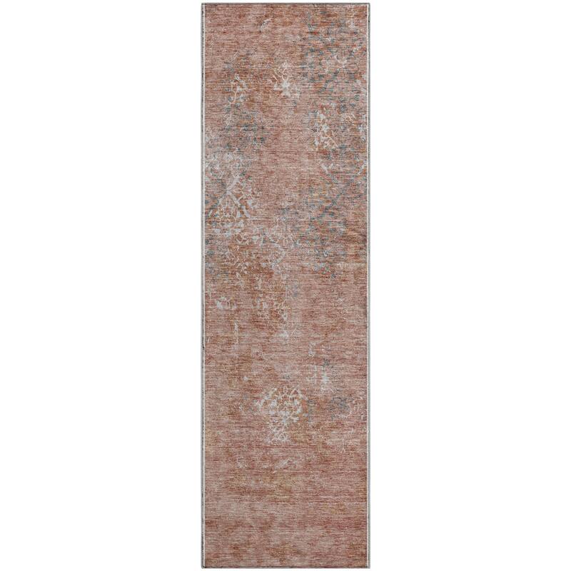 Premium Washable Super Soft Vintage Trellis Mayfield Rug
