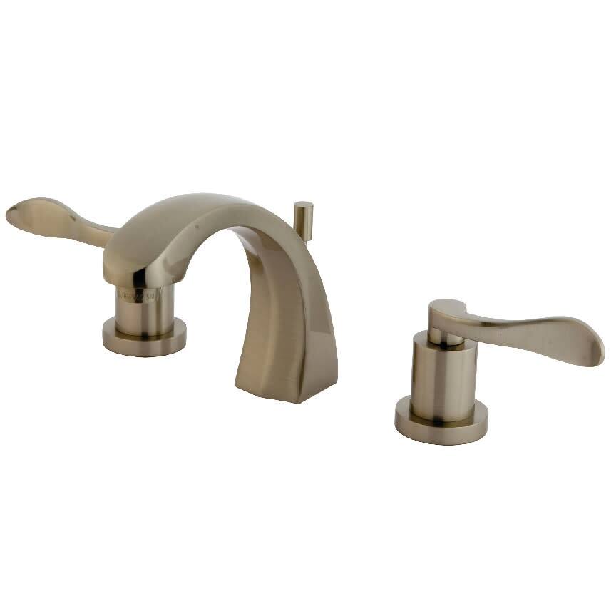 Kingston Brass NuWave 1.2 GPM Widespread Bathroom Faucet with Pop-Up