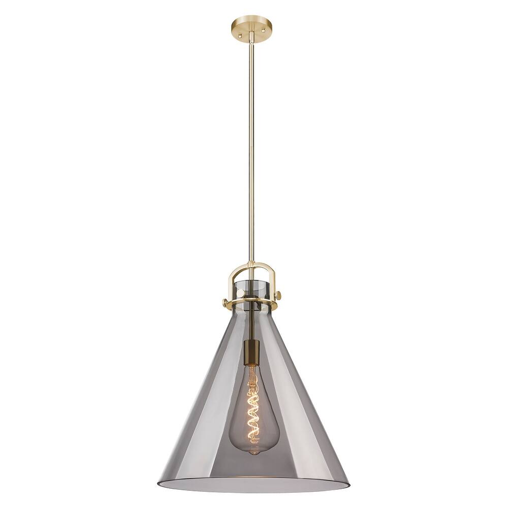 Innovations Lighting Downtown Urban - Newton Cone - 1 Light 18" Stem Hung Arched-Frame Pendant